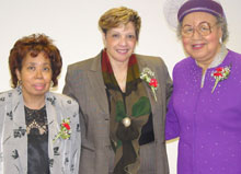 [Photo 1: Field Office Director Bessie Jackson and guests]