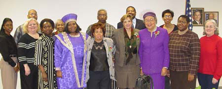 [Photo 2: Little Rock HUD staff and guests]