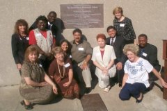 [Photo 2:  HUD volunteers serving as mentors and coordinators.]