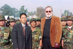[Photo 2: Fresno HUD staffers meeting Hmong veterans.]