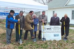 [Photo: Groundbreaking ceremony in Shenandoah.]