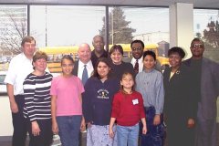 [Photo 4: HUD staffs and students celebrated on the birthday of Dr. Martin Luther King]