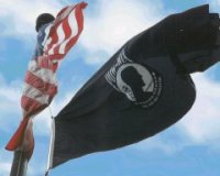 [Photo 3: American Flag and the POW-MIA Flag]
