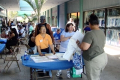 [Photo 3: Ramona Mullahey and Lynn Lee at the Waianae Community Homebuyer Fair]