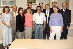[Photo 1: Covington City Council Members, Patty Pickett, Carmen Matos, Sister Mendez, Juan Galarza, Mayor Callery, Donna Durham, and Stephen Schneller.]