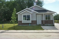 [Photo 2: The completed home, ready for the Elkins family.]