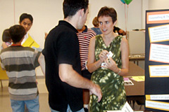[Photo 3: Fair participants.]