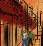 [Image 5: drawing of two people on a sidewalk]