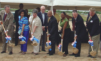 [Photo of groundbreaking]