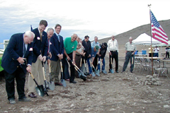 [Photo of dignitaries at the groundbreaking ceremony]