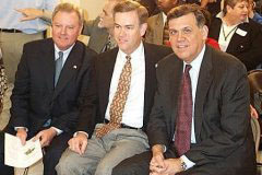 [Photo 1: Secretary Martinez with Stephen Edmonds and Gary Garczynski.]