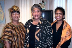 [Photo: Flossie Foster, Geraldine F.Thompson and Bobbi Thomas]