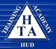 [Logo 1: HUD Training Academy (HTA)]