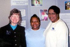 [Photo 1: Debbie Greenebaum, Denise Brooks, and Joanne Brady working to increase homeownership for people with disabilities]
