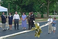 [Photo: Ribbon-cutting ceremony at the Arbors in Lexington Kentucky]