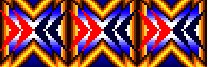 [Photo 1:  Section of a Native America's blanket]