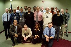 [Photo 1: Military veterans who are working for HUD today]