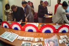 [Photo 3: Vets gathered with their colleagues at HUD Richmond Office]