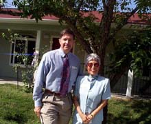[Photo 2:  Mayor Will Wynn and HUD Field Office Director Luz Solis Day]