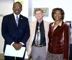 [Photo 2: Bill Dirl, Terry Livingston and Marsha Webb]