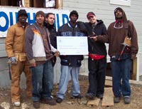 [Photo 3: Students in the Swope Community Builders Youthbuild program]