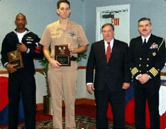  [Photo: Grand celebration at the Naval Air Station Jacksonville Officers' Club]