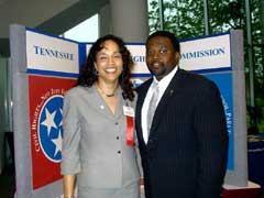 [Photo 1: Karen Newton and Kelvin Jones, III]