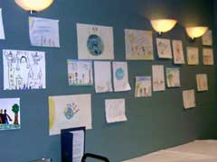 [Photo 3: Children's art gallery]