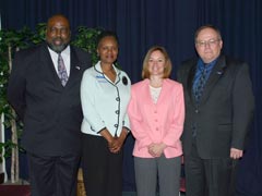 [Photo 1 (L to R): James Sutton, Toni Smith, Krista Mills, Ben Cook]