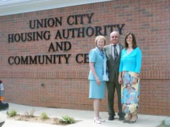 [Photo: Union City Housing Authority Ribbon Cutting Ceremony]