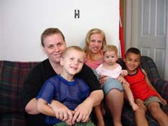 [Photo: (L to R) Ms. McCabe, Zachary, Marisa, Mikayla, Justin]