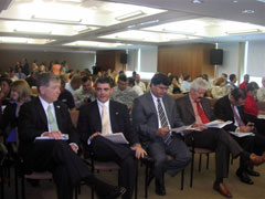 [Photo 2 (left to right): Bob Young, Alejandro de la Campa, Hon. Jorge Rivera, Angel Castillo and Juan Ortiz]