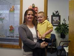 [Photo: Jacqueline Maurer and her son Quincy Michael]