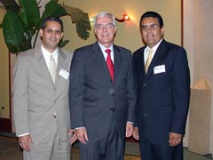 [Photo 3:  From left to right: Waldemar Rivera, Roy A. Bernardi, and Javier Jimenez]