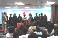 [Photo 2: graduation ceremony]