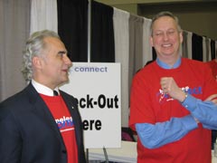 [Photo 1: Mayor Bart Peterson and Philip Mangano]