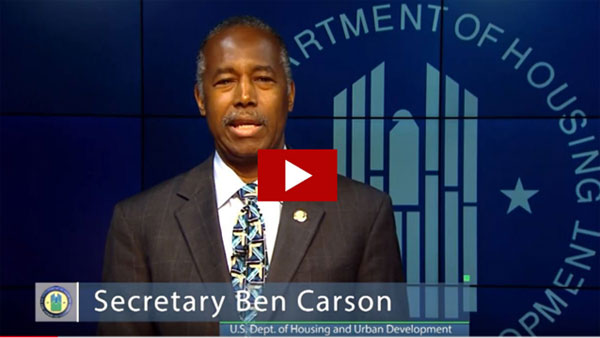[Secretary Carson talking about the importance of this grant award.]