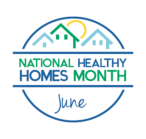 National Healthy Homes Month graphic