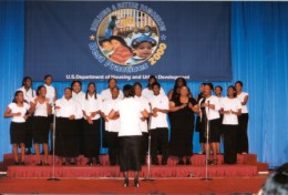 Photo of Reid Temple AME Church Youth Choir.