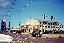 Photo of the Lihue Theater and the Harry & Jeanette Weinberg Senior Apartments