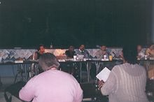 Photo of participants at a forum