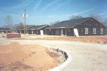 Photo of homes during construction