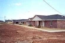 Photo of homes during final stages of construction