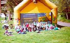 Photo of children at the Transitional Living Cernter