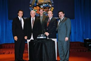 Photo of recipients receiving Best of the Best award