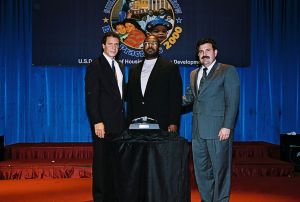 Photo of Darwin Anderson receiving Best of the Best award