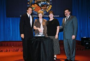 Photo of recipients receiving Best of the Best award