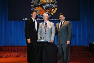 Photo of John Mallory receiving Best of the Best award