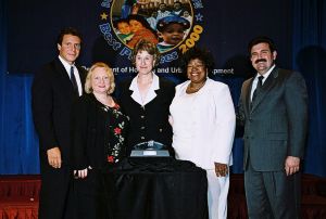 Photo of recipients receiving Best of the Best award