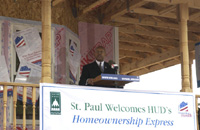 [Photo 3:  Deputy Secretary Alfonso Jackson at the podium]